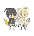 脱力てんしandあくま（個別スタンプ：13）