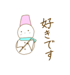 丁寧な雪だるま吹奏楽団（個別スタンプ：5）