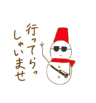 丁寧な雪だるま吹奏楽団（個別スタンプ：38）