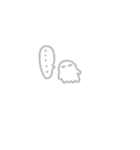 かわいいおばけちゃんとおばけちゃん（個別スタンプ：6）