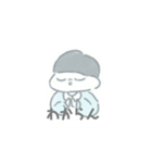 ヘルメットヘアの子（個別スタンプ：9）