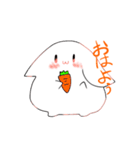 もっさりうさ（個別スタンプ：5）