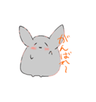 もっさりうさ（個別スタンプ：10）