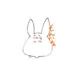 もっさりうさ（個別スタンプ：11）