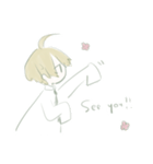 無口な男の子（個別スタンプ：5）