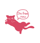 ひとことだけネコ 英語版（個別スタンプ：2）