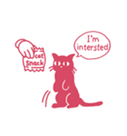ひとことだけネコ 英語版（個別スタンプ：13）