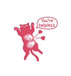 ひとことだけネコ 英語版（個別スタンプ：22）
