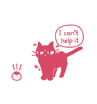 ひとことだけネコ 英語版（個別スタンプ：30）