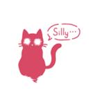ひとことだけネコ 英語版（個別スタンプ：36）