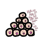 かわいいまるにんげん（個別スタンプ：7）