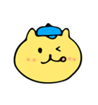 ゆるーいきいろいねこ（個別スタンプ：1）