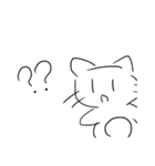 白猫ちゃん。（個別スタンプ：4）