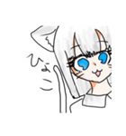 白猫ちゃん。（個別スタンプ：8）