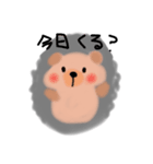 はりねずみのあんこちゃん（個別スタンプ：3）