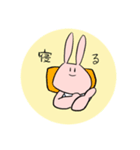 むひょうじょううさぎ（個別スタンプ：4）