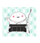 弓道大好き鳥さん（個別スタンプ：9）