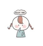 まるいおんなのこ（個別スタンプ：15）