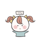 まるいおんなのこ（個別スタンプ：23）