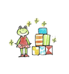 可愛いカエルスタンプ 1（個別スタンプ：8）