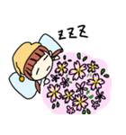 女の子と桜（個別スタンプ：8）