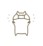 おっとり白ネコ（個別スタンプ：12）