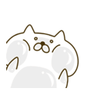 おっとり白ネコ（個別スタンプ：15）