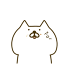 おっとり白ネコ（個別スタンプ：24）