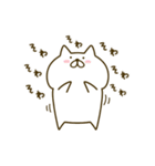おっとり白ネコ（個別スタンプ：33）