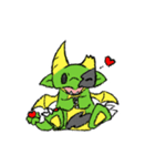 とあるドラゴンのラッキー（個別スタンプ：33）