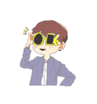 ジト目くん（個別スタンプ：1）
