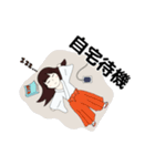 コロナが憎い巫女（個別スタンプ：7）