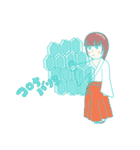 コロナが憎い巫女（個別スタンプ：14）