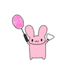 桃色うさぎの日常(ほとんど文字なしver.)（個別スタンプ：2）