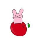 桃色うさぎの日常(ほとんど文字なしver.)（個別スタンプ：8）