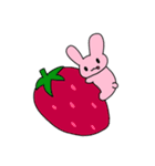 桃色うさぎの日常(ほとんど文字なしver.)（個別スタンプ：9）