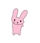 桃色うさぎの日常(ほとんど文字なしver.)（個別スタンプ：10）