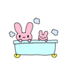 桃色うさぎの日常(ほとんど文字なしver.)（個別スタンプ：15）