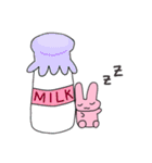 桃色うさぎの日常(ほとんど文字なしver.)（個別スタンプ：16）