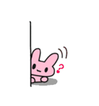 桃色うさぎの日常(ほとんど文字なしver.)（個別スタンプ：29）