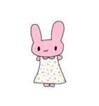 桃色うさぎの日常(ほとんど文字なしver.)（個別スタンプ：36）