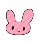 桃色うさぎの日常(ほとんど文字なしver.)（個別スタンプ：37）