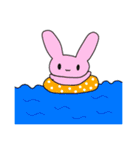 桃色うさぎの日常(ほとんど文字なしver.)（個別スタンプ：38）