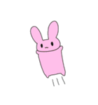 桃色うさぎの日常(ほとんど文字なしver.)（個別スタンプ：40）