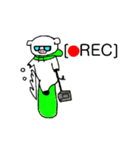 スノーボードうさぎ（個別スタンプ：25）