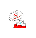 スノーボードうさぎ（個別スタンプ：40）