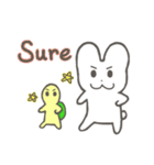 うっちゃん、うさ道を行く 〜英語〜（個別スタンプ：23）