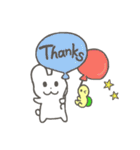 うっちゃん、うさ道を行く 〜英語〜（個別スタンプ：27）