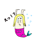面白人魚（個別スタンプ：2）
