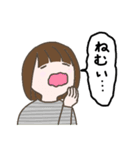 小学生女子のスタンプ（個別スタンプ：3）